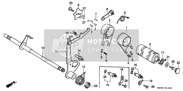 35755001020, Plate, Contact Fixing, Honda, 1